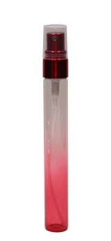 Sprayflasche Glas 10ml inkl. Spray rot